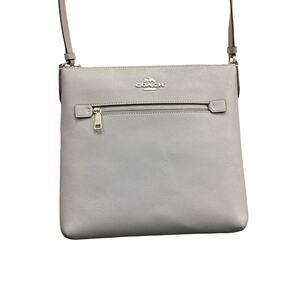 NWT Coach Crossbody Women’s 1Size “Rowan File Bag” Leather Light Blue - Twilight